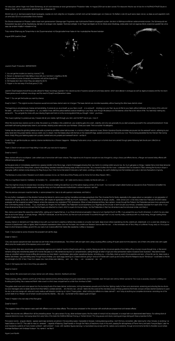 to read the liner notes ... to read the liner notes ...